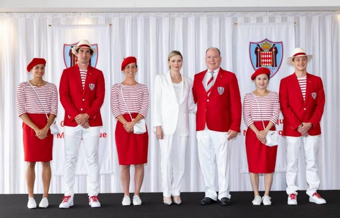 Il Principe Alberto II e la Principessa Charlène hanno presentato gli atleti monegaschi in corsa per i Giochi Olimpici