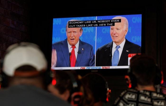 Il dibattito Biden-Trump attira 48 milioni di telespettatori