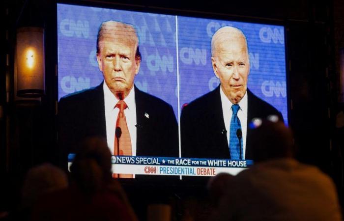 il primo dibattito della campagna va male per Biden contro Trump