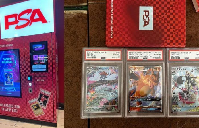 Un distributore di carte Pokémon di livello PSA 10 arriva a Las Vegas