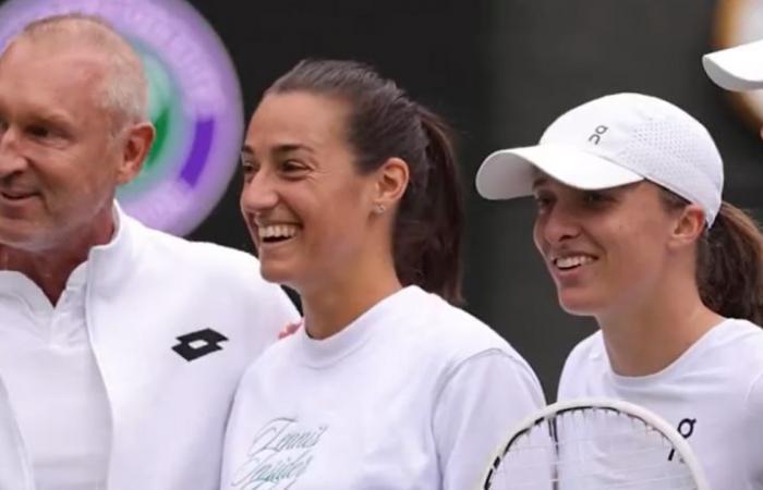 Tennis. Wimbledon – Caro Garcia ha colpito il campo centrale con la regina Iga Swiatek