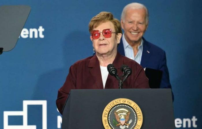 Biden sul palco con Elton John per celebrare il movimento LGBTQ+