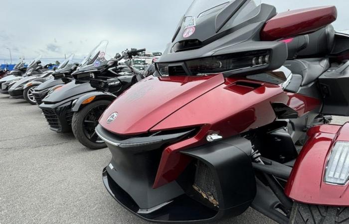 Quasi 400 motociclisti si sono radunati a Sept-Îles questo fine settimana