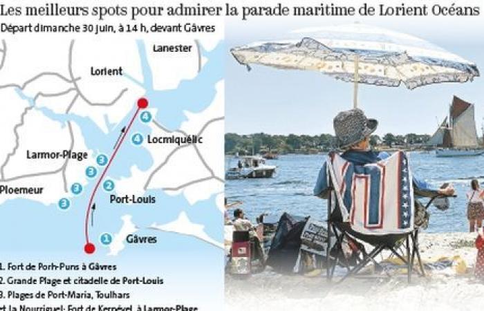 Dove andare per assistere alla sfilata dei Lorient Océans?