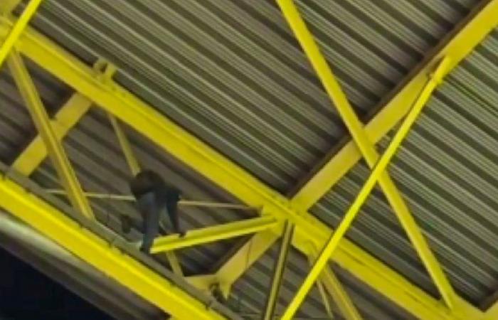 Euro 2024: cosa ci faceva quest’uomo incappucciato sul tetto dello stadio di Dortmund?