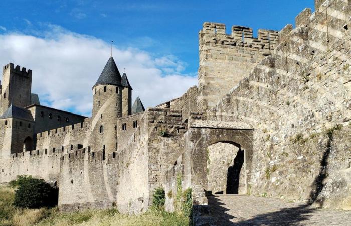 Da dove vengono questi curiosi segni sulla città di Carcassonne? I visitatori fanno domande