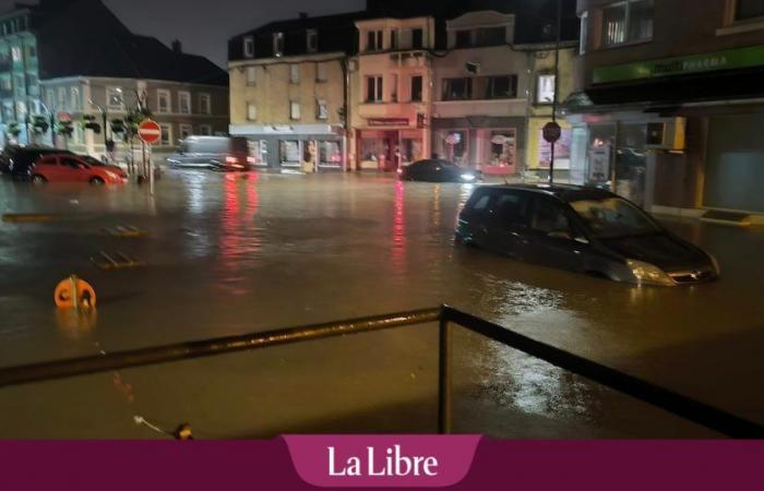 Maltempo nella provincia del Lussemburgo: strade trasformate in fiumi (foto e video)
