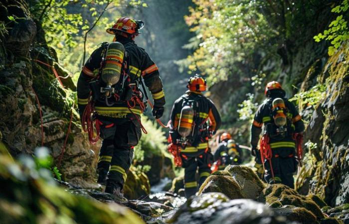 operazione di salvataggio dei vigili del fuoco dopo un tragico incidente a Villebois
