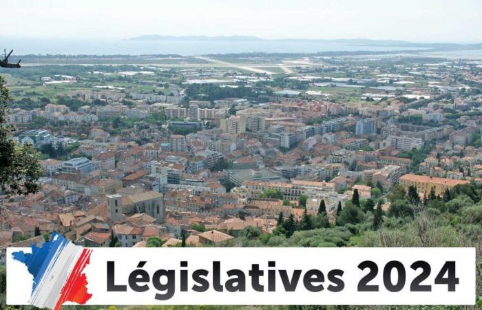 Risultato delle elezioni legislative del 2024 a Hyères (83400) – 1° turno [PUBLIE]