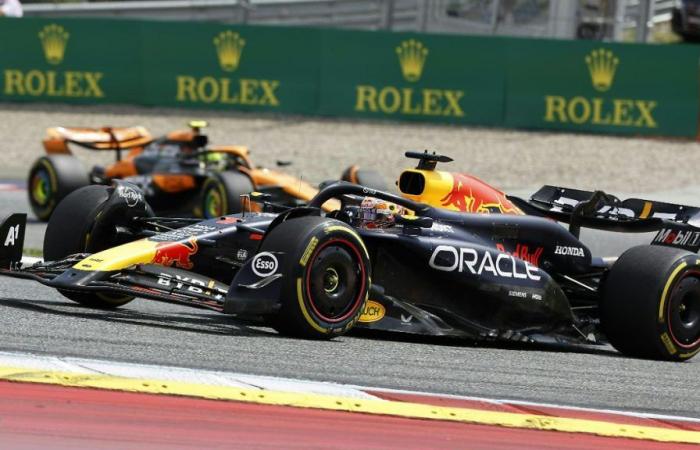 F1 in Austria: Verstappen fa schiantare il suo inseguitore Norris e viene punito
