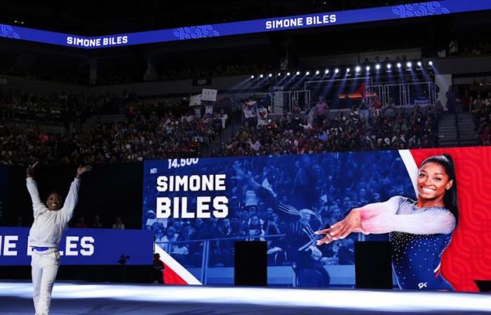 Simone Biles conquista la terza trasferta olimpica vincendo le prove olimpiche statunitensi