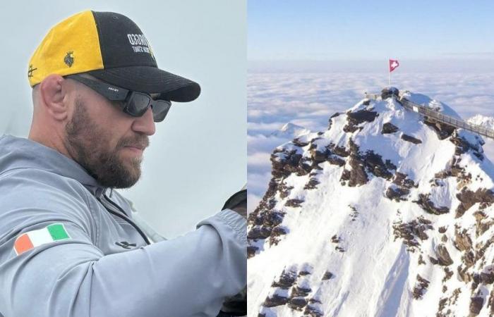 Conor McGregor scala la vetta di una montagna svizzera!