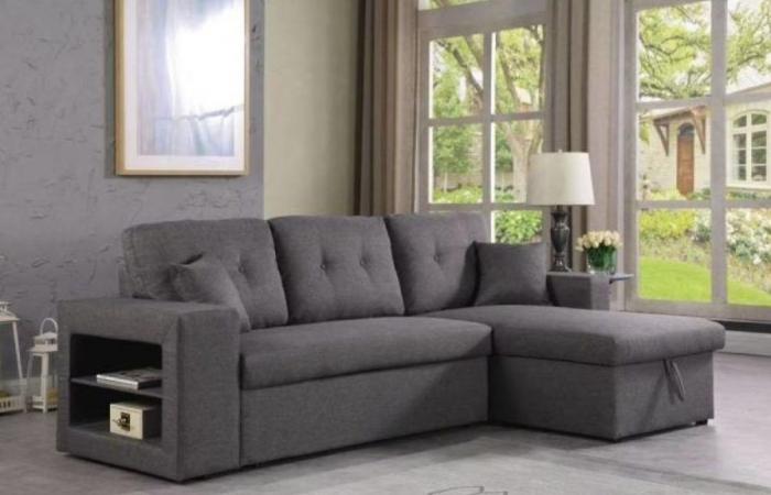 In offerta: questo divano angolare trasformabile è disponibile ad un prezzo imbattibile su Conforama
