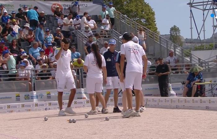 la squadra della Riviera vince contro Lagrenee nella finale dei “minots” junior