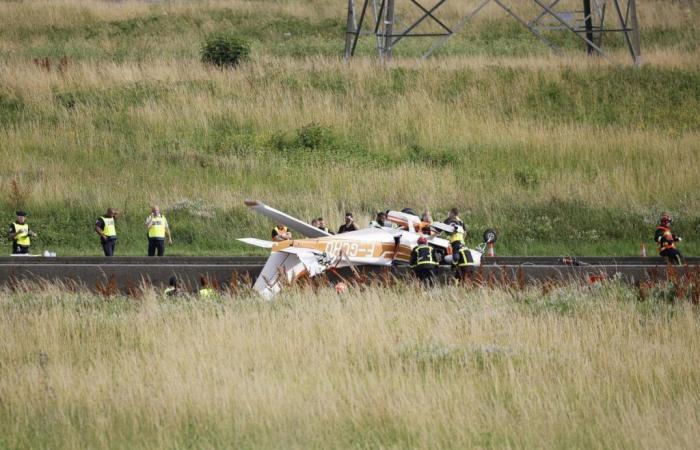 un aereo precipita sull’autostrada A4 uccidendo tre persone