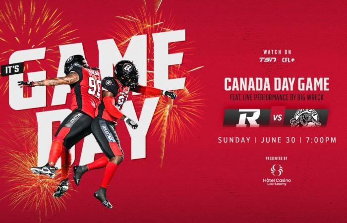 I Redblacks celebrano il Canada Day in tilt con i Ti-cats