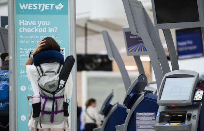I voli WestJet rimarranno interrotti nei prossimi giorni
