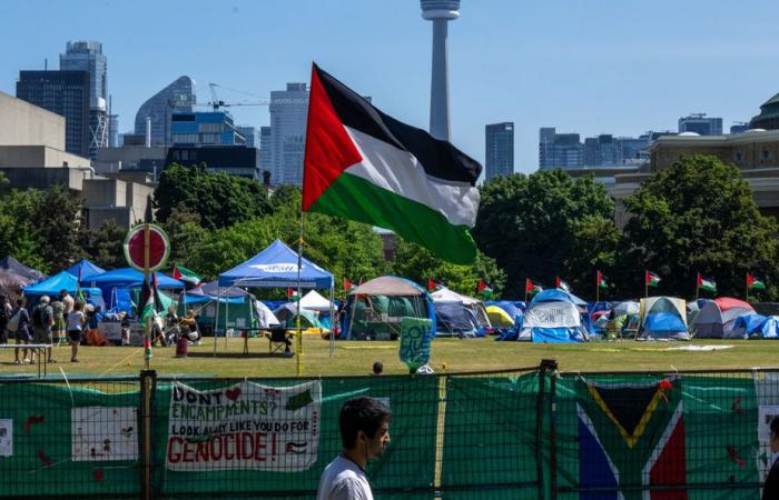 Università di Toronto | Il giudice ordina ai manifestanti filo-palestinesi di smantellare il loro accampamento