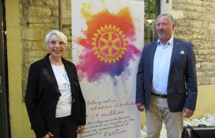 Josette Vignat, nuova presidentessa del Rotary Club Villefranche