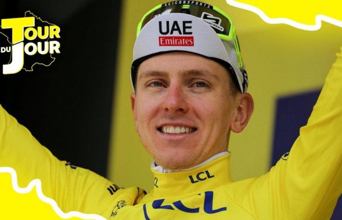 Tour de France 2024 | Il Giro del giorno: Il tiro d’ammonizione di Tadej Pogacar (Emirati Arabi Uniti), vincitore della 4a tappa