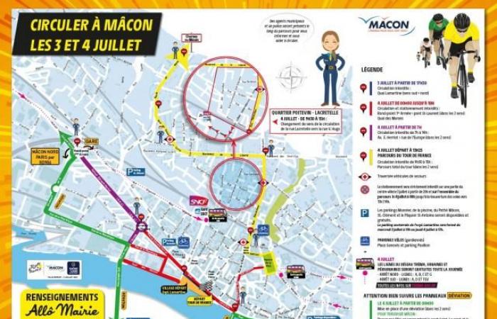 Giovedì il Tour de France a Mâcon: cosa aspettarsi in centro città?