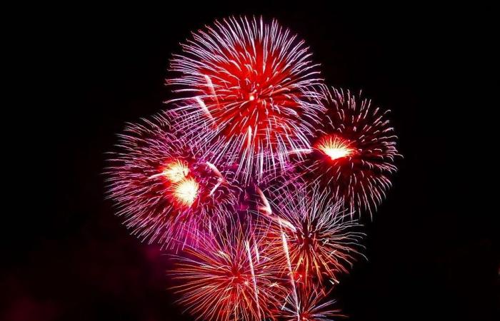14 luglio 2024: Fuochi d’artificio e ballo popolare per la Giornata Nazionale a Cachan (94)