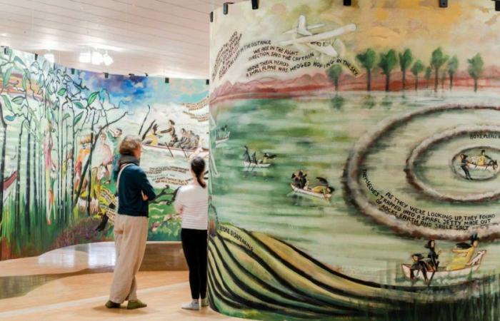 un’opera gigante dell’artista Sylvie Selig presentata per la prima volta a Lione