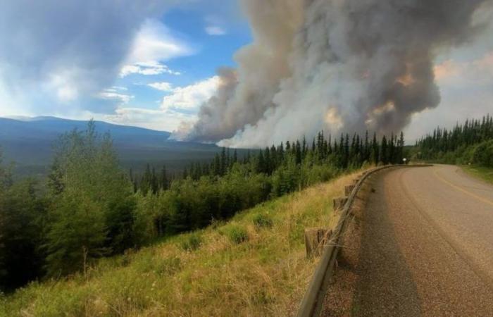 Una stagione degli incendi movimentata nello Yukon