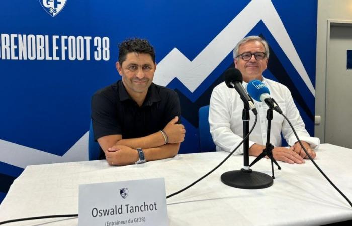 Ligue 2: intransigente, esperto, il nuovo tecnico della GF38 Oswald Tanchot presentato allo Stade des Alpes