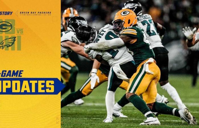 I
      Packers
      perdono
      l'esordio
      contro
      gli
      Eagles
      in
      Brasile,
      34-29