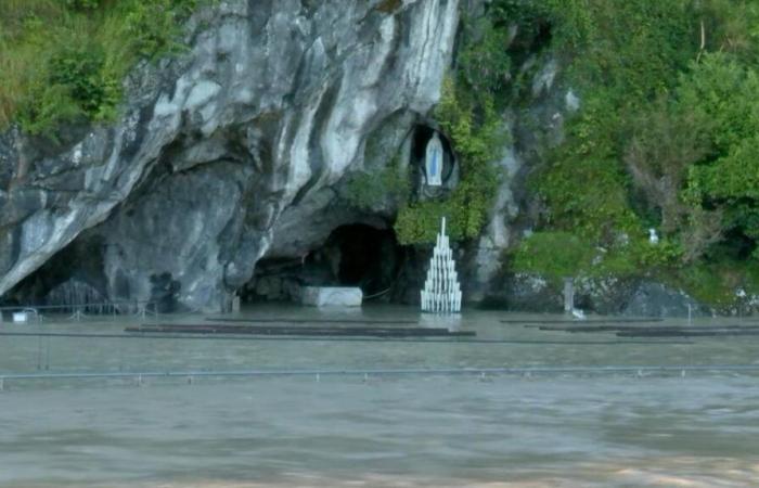 Immagini
      spettacolari
      del
      santuario
      di
      Lourdes
      allagato