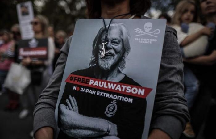 La
      detenzione
      di
      Paul
      Watson,
      difensore
      delle
      balene,
      è
      stata
      estesa
      di
      ventotto
      giorni
      in
      Groenlandia