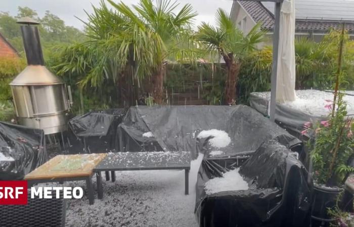 La
      grandine
      colpisce
      l'area
      salotto
      del
      giardino
      –
      Meteo