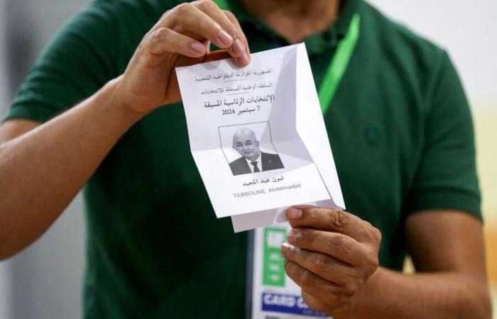 In
      Algeria,
      il
      presidente
      uscente
      Abdelmadjid
      Tebboune
      è
      stato
      rieletto
      con
      l'84,3%
      dei
      voti