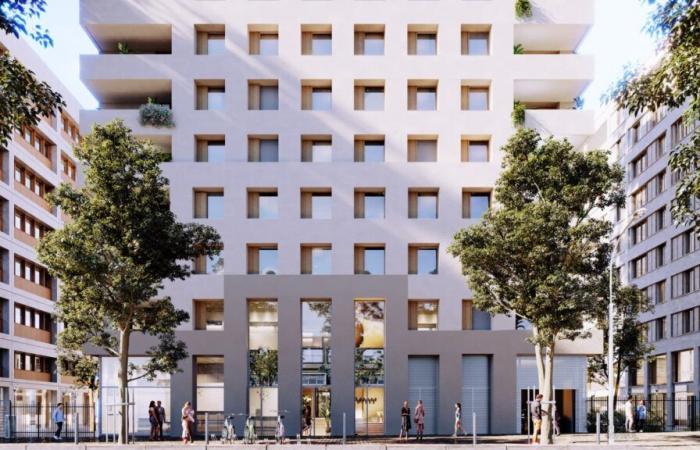 un
      primo
      edificio
      senza
      riscaldamento
      né
      aria
      condizionata
      a
      Lione