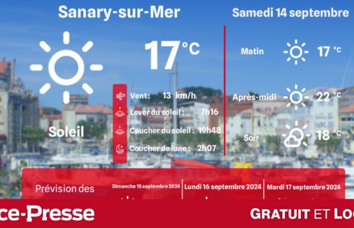 Che
      tempo
      e
      temperature
      ci
      saranno
      sabato
      14
      settembre?