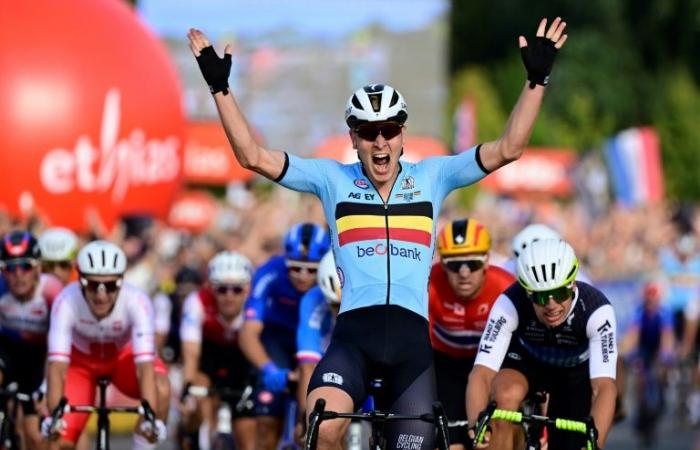 Il
      belga
      Tim
      Merlier
      è
      campione
      europeo
      su
      strada
      in
      casa