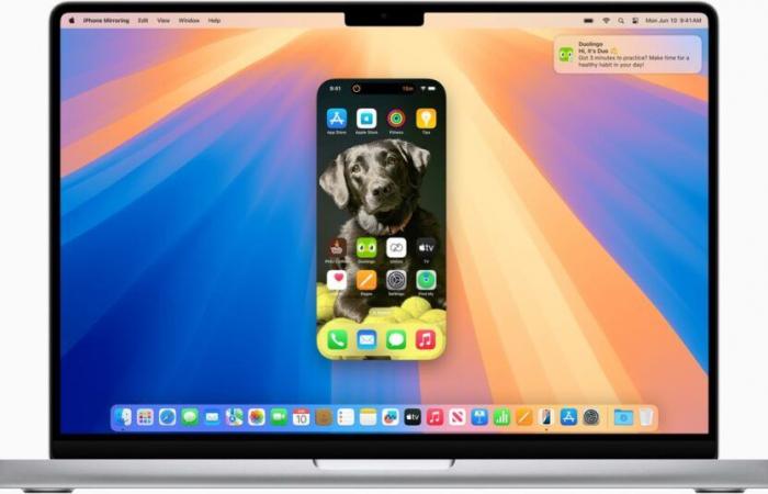 macOS
      Sequoia
      è
      ora
      disponibile
      con
      il
      mirroring
      dell'iPhone,
      ma
      non
      ancora
      con
      Apple
      Intelligence.