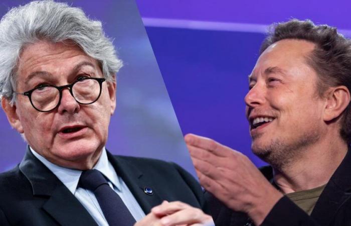 Su X, Thierry Breton risponde alle provocazioni di Elon Musk