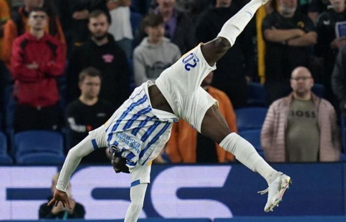 Lo spettacolare sforzo di Carlos Baleba aiuta il Brighton a superare i Wolves in Coppa di Lega