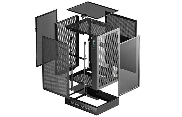 DeepCool annuncia CH170 Digital, un case ITX verticale