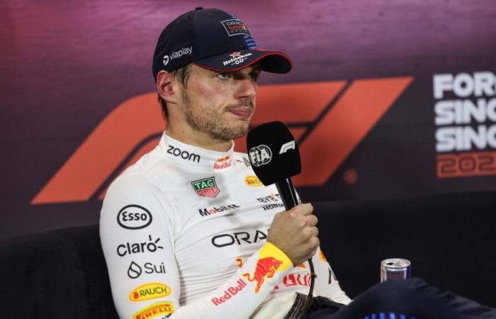 Max Verstappen si rifiuta di rispondere in conferenza stampa dopo essere stato punito con parolacce