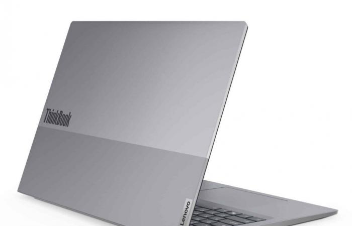 Promo 879€ Lenovo ThinkBook 16 G6 IRL (21KH001XFR), Ultrabook professionale in alluminio argento da 16″ sottile e leggero sotto Intel Core i5 con 2 biometrie e TB4