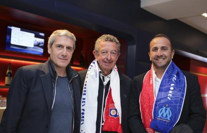 Le tribune VIP di OL – OM. Che Olimpiade pazzesca!