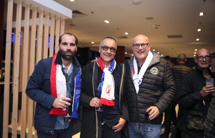 Le tribune VIP di OL – OM. Che Olimpiade pazzesca!