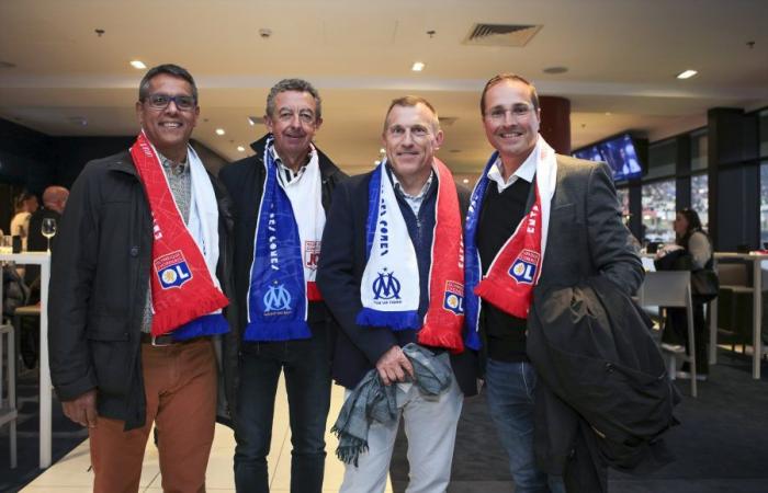 Le tribune VIP di OL – OM. Che Olimpiade pazzesca!