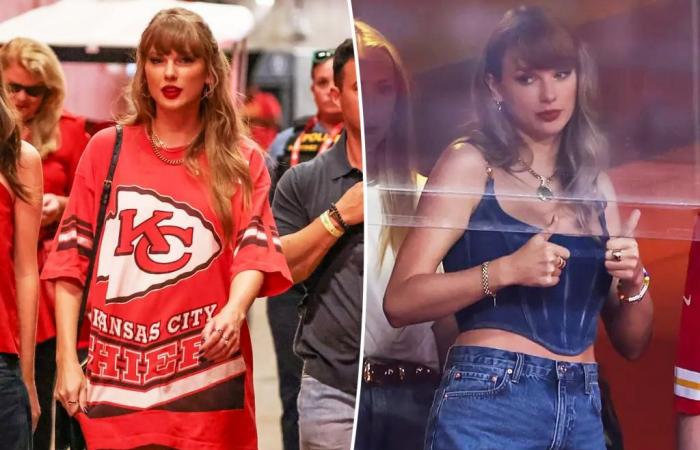 Taylor Swift salta la partita Chiefs vs. Falcons di Travis Kelce