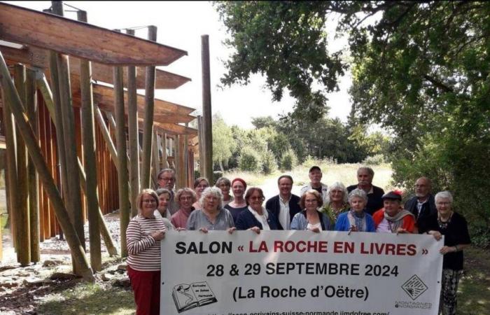 La Roche nei libri nello spazio della galleria Roche d’Oëtre