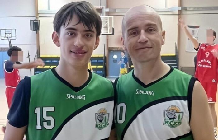 per la prima volta Antoine e suo figlio hanno giocato una partita insieme