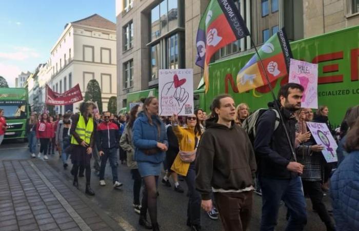 Circa 300 persone a Bruxelles per la Giornata mondiale del diritto all’aborto (foto)